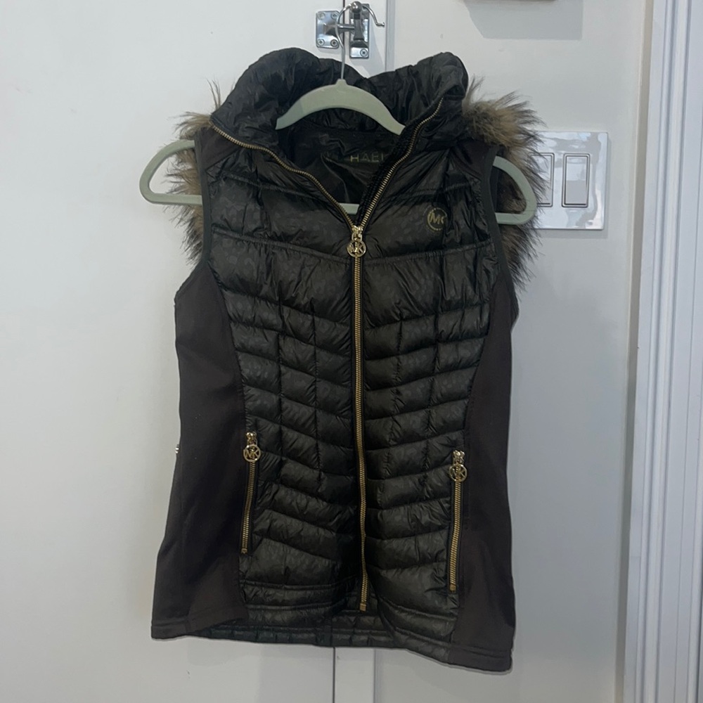 Dark Green Michael Kors Vest
